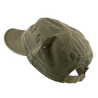e4Hats.com Enzyme Regular Solid Army Caps - color: Green