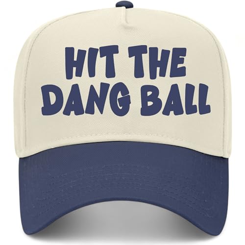 Hit The Dang Ball V2 Hat - color: Navy/Natural
