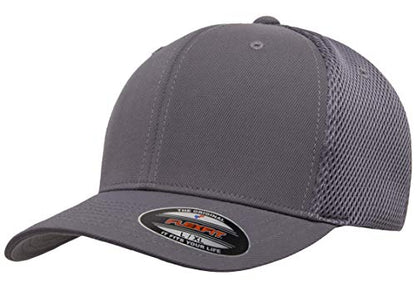 Flexfit Unisex Mesh Fitted 2-Tone Trucker Hat, One Size - color: Dark Grey, size: Large-X-Large