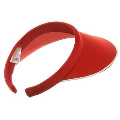 Piping Clip On Visor - color: Red