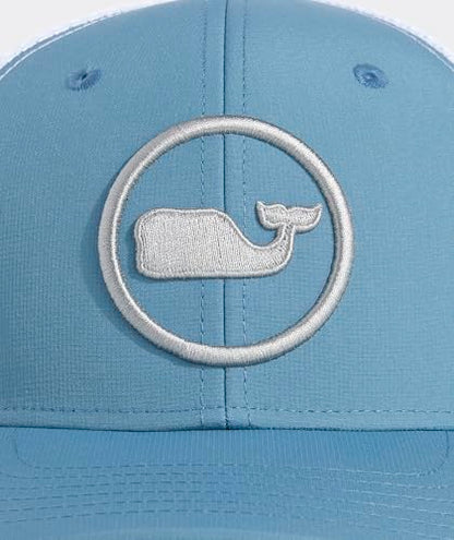 vineyard vines Whale Dot Performance Trucker - color: Blue Mirage 2