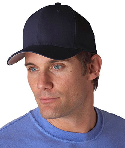Flexfit Wooly Combed Twill Cap 6277 - color: Dark Grey, size: Small-Medium
