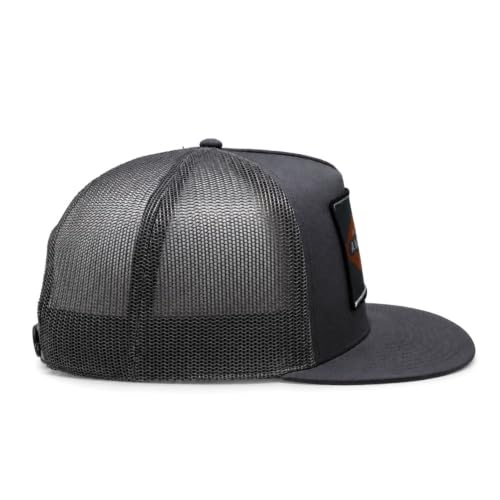 Billboard Adjustable Snapback Western Hat - color: Charcoal