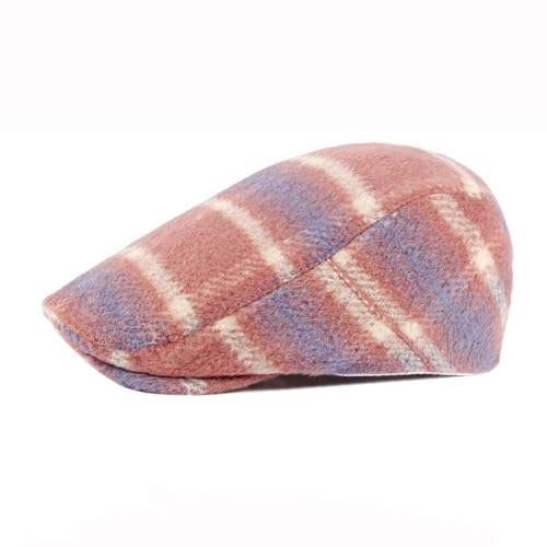 Idopy Men`s Classic Adjustable Ivy Irish Newsboy Golf Cap Hat - color: 451 Pink