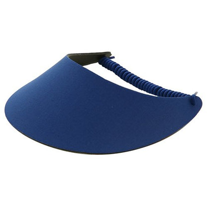 e4Hats.com Fabric Foam Visor - color: Blue