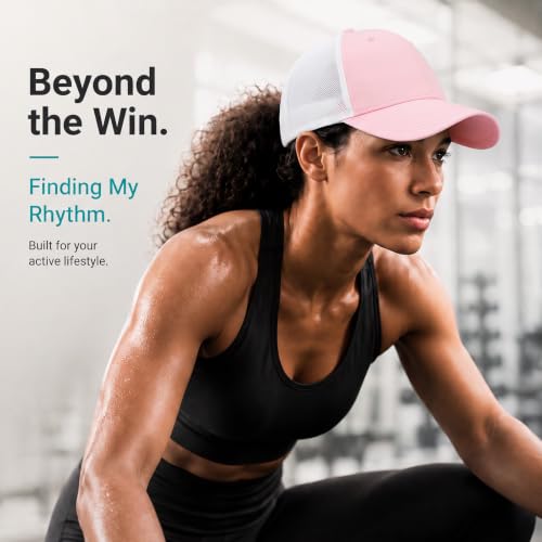 AOPREL Cloud-Touch Trucker Hat - High-Density Structured Mesh Baseball Cap Men & Women，Shape-Retaining Breathable UPF 50+ - color: Blush Pink · Soft