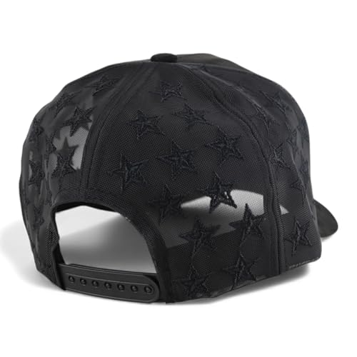 Trendy Apparel Shop 5 Panel Structured Soft Suede Snapback Ball Cap - color: Black Mesh