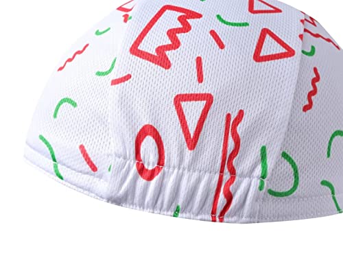 Canadian Flag Cycling Cap - Polyester Cycling Hat-Under Helmet - Cycling Helmet Liner Breathable&Sweat Uptake - color: A4