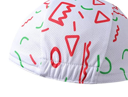 Canadian Flag Cycling Cap - Polyester Cycling Hat-Under Helmet - Cycling Helmet Liner Breathable&Sweat Uptake - color: A4