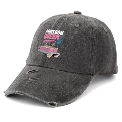 Pontoon Queen Hat Women Funny Baseball Cap Funny Gifts for Women