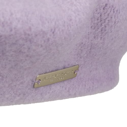 Seeberger Virgin Wool Beret for Women Women - Made in The EU - color: Lilac