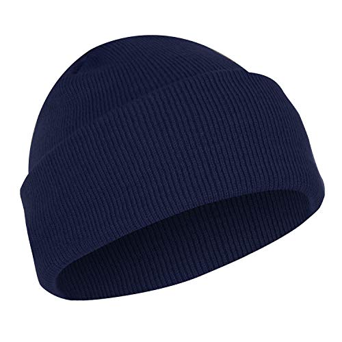 Rothco Deluxe Fine Knit Watch Cap - color: Navy Blue