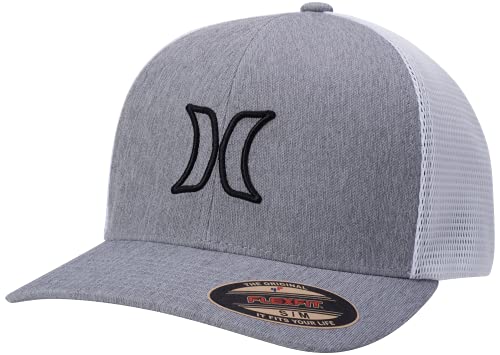 Hurley Mens Trucker Hat - color: Dark Grey Heather, size: Small-Medium