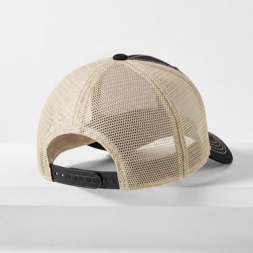 CHOK.LIDS Washed Trucker Hat Unstructured Distressed Pigment Dyed Cap - color: (Black)