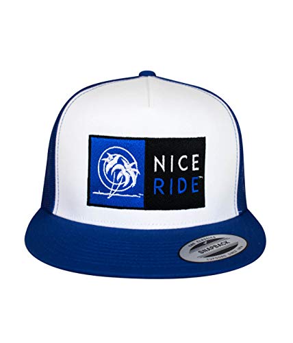 N-R Combo Classic 6006 Snapback Trucker Baseball Hat - color: Blue