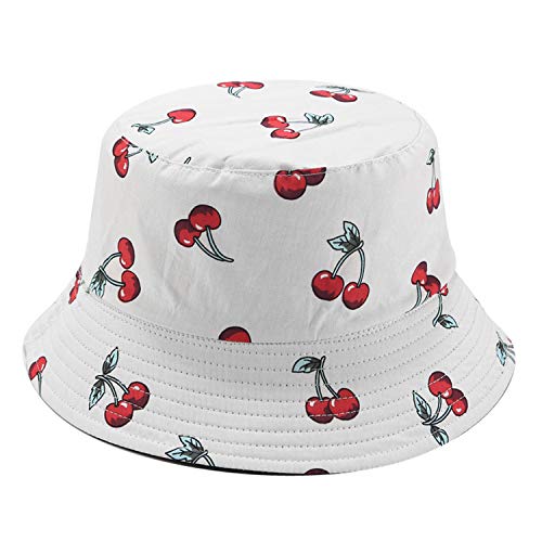 Umeepar Unisex Reversible Packable Bucket Hat Sun Hat for Men Women - color: Cherry