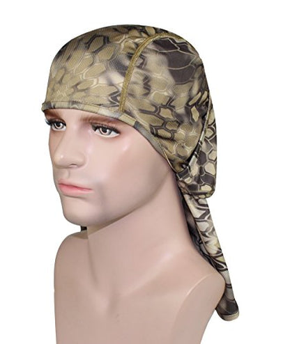 GANWAY Windproof Cap Tactic CS Motorcycle Mask Sunscreen Hat Ski Balaclava Headgear - color: Khaki