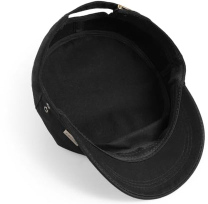 Unisex Basic Cadet Army Caps Everyday Military Style Hat - color: Black 2
