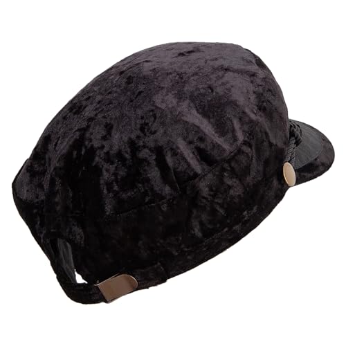 Jeanne Simmons Women's Crushed Velvet Sailor Hat - color: Black
