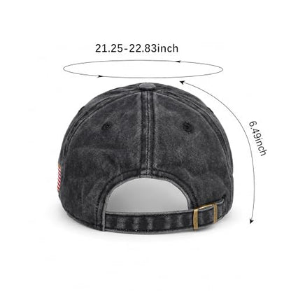 USA 250th Anniversary Baseball Cap Patriotic Embroidered American Hat - color: 3-black