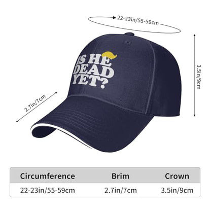 is He Hat Men Dad Hats Cute Cap - color: Navy Blue