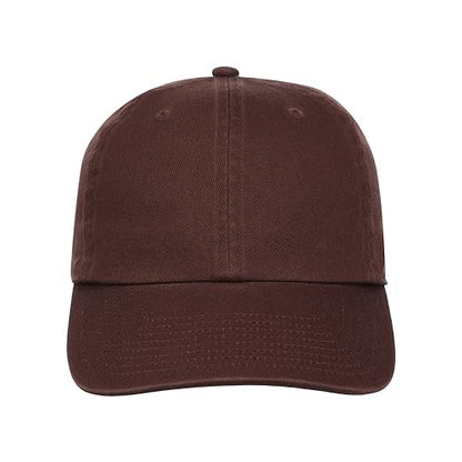 Lids Blank Baseline Dad Adjustable Strapback Hat - color: Brown