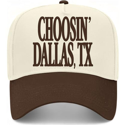 BROTHER TRUCKERS Choosin' Dallas Texas Hat - color: Brown/Natural