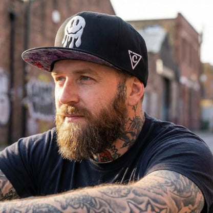 Capiche [99+ Variations] Special Series Snapback Cap - One Size Unisex Men - color: Wall Drawing Sb