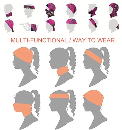 Jemis Sweet Heartwarming Breast Cancer Beanie Hat, Romantic Knitted Hat, Cancer Headwear Caps Baggy Skull Sleep Scarf - color: 2 Pack Pink & Black
