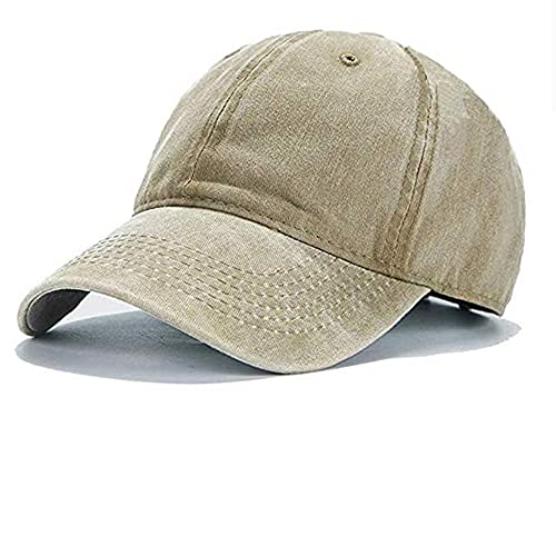 Mommy Jennie Unisex Vintage Washed Distressed Baseball-Cap Twill Adjustable Dad-Hat - color: A13a-khaki