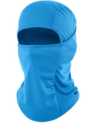 ROXUN Ski Mask Balaclava, Motorcycle Summer Cooling Breathable UV Protector - color: 104-one Sky Blue