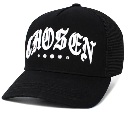 KBETHOS Daddy Dad Hat Pineapple Vacation Baseball Cap Vintage Distressed Classic Polo Style Adjustable - color: Black White Chosen Rhinestone Mesh