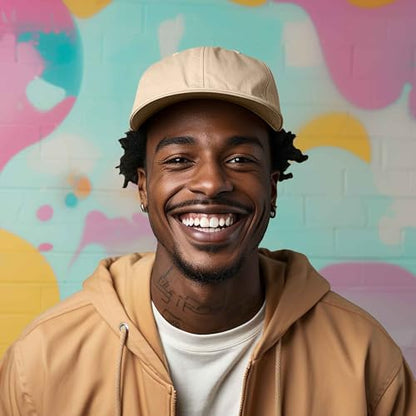 DALIX Baseball Cap Dad Hat Plain Men Women Cotton Adjustable Blank Unstructured Soft - color: Khaki