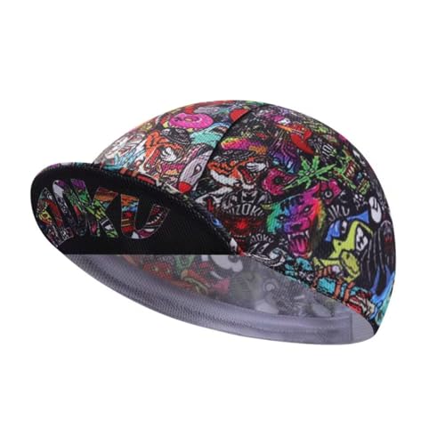 Cycling Cap for Man&Women Cycling Hat Funny Bike Cap One Size - color: D1