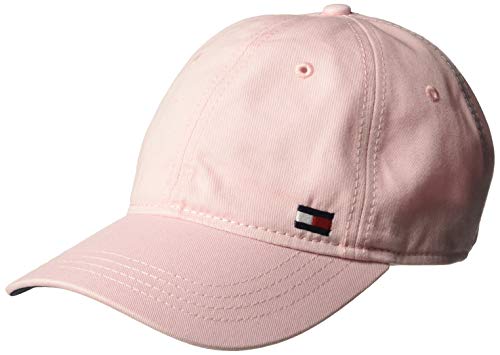 Tommy Hilfiger Men's Cotton Billy Adjustable Flap Baseball Cap - color: Crystal Rose