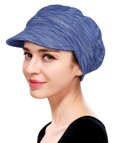 Hachapy Chemo Headwear for Women Baseball Caps & Hats - color: Medium Blue