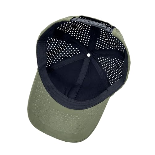Quick Dry Trucker Hat for Men & Women Workouts Hats - color: Army Green