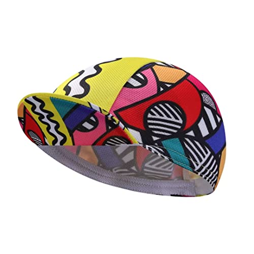 Funny Cycling Cap - Polyester Cartoon Cycling Hat-Under Helmet - Cycling Helmet Liner Breathable&Sweat Uptake - color: B17