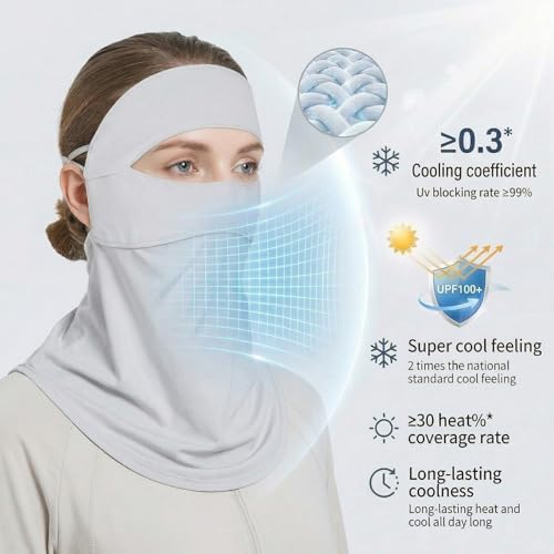 UV Sun Protections Face Cover for Sun Protections Face Mask UPF 50+