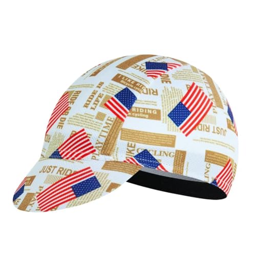 Cycling Cap for Man and Woman-Cycling Hat Under Helmet-Polyester Breathable Sweat Absorbent - color: Cou-4