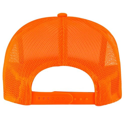 OTTO Cap 5 Panel High Crown Foam Front Mesh Back Trucker Hat, One Size - color: 0909cpa - N.org/Camo