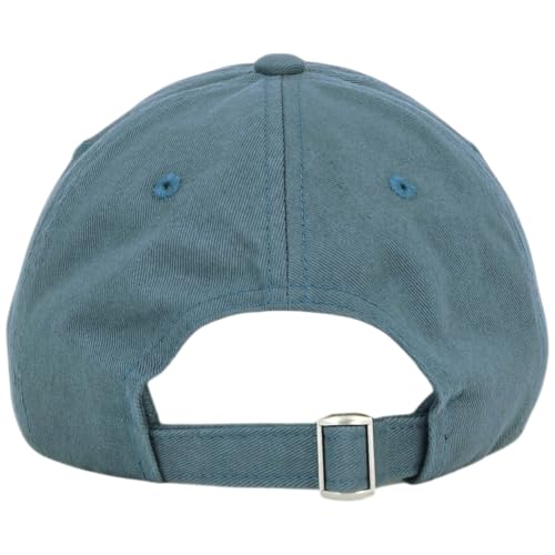 E BY ELIDAN Boston EST 1630 Dad Hat, Embroidered Cotton Baseball Cap - color: Denim