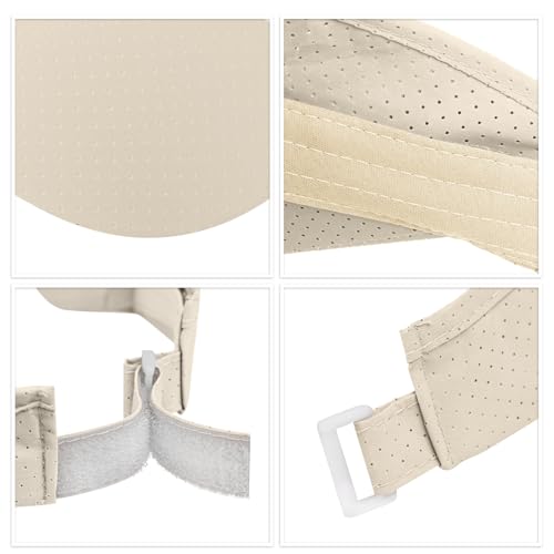 Sportmusies Extra Long Brim Quick Dry Sun Sport Visors Hat - color: Light Beige