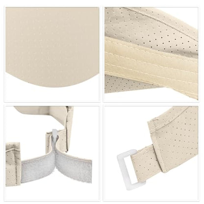 Sportmusies Extra Long Brim Quick Dry Sun Sport Visors Hat - color: Light Beige