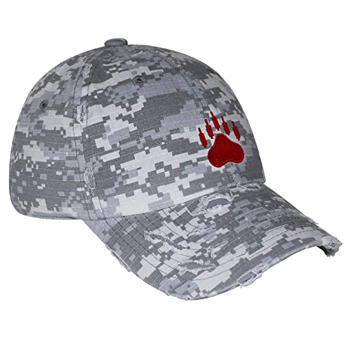 JPAK Bears Vintage Dad Hat Embroidered Cap NASDAQ Symbol Stocks - color: Digital Camo