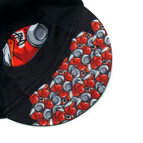 Cycling Cap for Man and Woman Cycling Hat Under Helmet-Polyester Breathable Sweat Absorbent - color: Bee-18