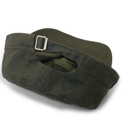 Army Cadet Cap for Men Women Military Flat Top Cap Baseball Caps - color: Army Green
