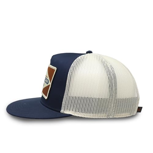 Billboard Adjustable Snapback Western Hat - color: Navy