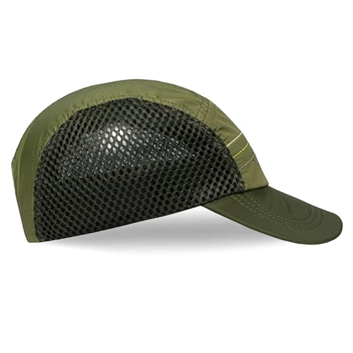 Headsweats Performance Crusher Hat - color: Olive/Mountains