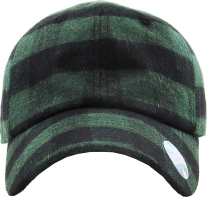 Lumberjack Plaid Aviator Trapper Hat Trooper Ear Flaps Ushanka Eskimo Cold - color: Dark Green Black Plaid